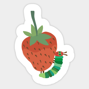 The very hungry caterpillar - Strawberry Sticker